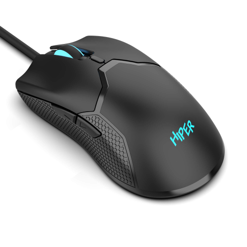 Игровая мышь Gaming Mouse HIPER MX-R200 Black (6D, 3600DPI, 1.5m cable, USB) фото 2