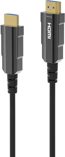 Кабель аудио-видео Digma HDMI (m)/ HDMI (m) 50м. позолоч.конт. черный (HDMI-AOC2.1-50)