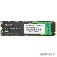Apacer SSD AS2280P4U 512Gb M.2 2280 PCIe Gen3x4, R3500/ W2300 Mb/ s, 3D NAND, MTBF 1.8M, NVMe, 350TBW, (AP512GAS2280P4U-1)
