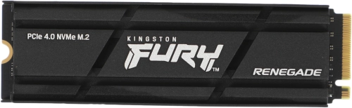 Твердотельный накопитель/ Kingston SSD Fury Renegade, 2000GB, M.2(22x80mm), NVMe, PCIe 4.0 x4, 3D TLC, R/W 7300/7000MB/s, IOPs 1 000 000/1 000 000, DRAM buffer 2048MB, TBW 2000, DWPD 0.55, with Heat Spreader (12 м (SFYRDK/2000G) фото 4