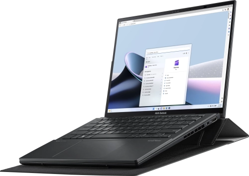 Ноутбук ASUS Zenbook Duo UX8406CA-QL345X Intel Core Ultra 7 255H/ 32GB 1TB/ Intel Arc Graphics/ 14FHD(1920 x 1200)OLED 16:10/ WiFi 7+BT 5.4/ WIN11 PRO/ 1.65 kg/ Inkwell Gray/ Stylus+Sleeve (90NB14X1-M00M30) фото 3