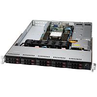 *Серверная платформа SuperMicro SYS-110P-WR 1U rack Xeon Max CPU 1 DDR4 Количество слотов памяти 8 слотов Блок питания Redundant-Power-Capable 750 Вт