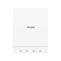 Ruijie Wall Plate Wi-Fi 6 (802.11ax) Access Point, standard size of 86-type faceplate, built-in antenna, dual-radio dual-band, support 574.5Mbps @2.4G and 1.2Gbps @5G, up to 4 spatial stre (RG-AP180)