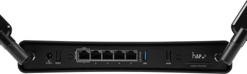 Маршрутизатор/ Wi-Fi 6 home access point and router featuring a powerful quad-core CPU, 1GB RAM, dual-band 802.11ax wireless (2.4 & 5GHz) (C53UIG+5HPAXD2HPAXD) фото 9