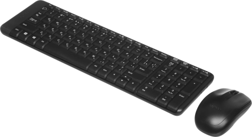 LOGITECH MK220 Набор беспроводные клавиатура и мышь чёрные (2.4 ГГц, USB, 104 кл., 3 кн., 1000 dpi, 2 x AAA, 2 x AA, 920-003169/ 920-003236)