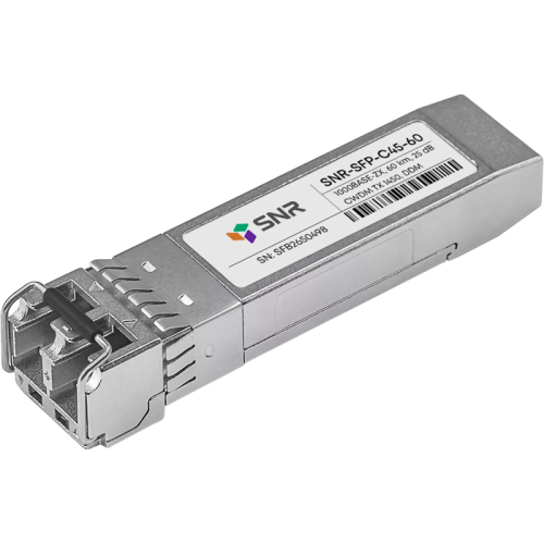 Модуль/ Модуль SFP CWDM оптический, дальность до 60км (25dB), 1450нм (SNR-SFP-C45-60)