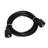 Патч-корд индустриальный RJ45-RJ45 4 пары FTP категория 6 2 м черный LAN6-S45-45-2.0-WP