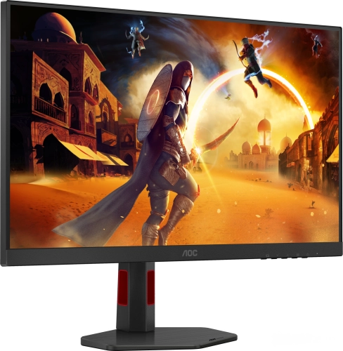 Монитор AOC 27 Монитор AOC 27 U27G4R черный/красный IPS LED 16:9 HDMI матовая HAS Piv 400cd 178гр/178гр 3840x2160 160Hz G-Sync DP 4K USB 6.35кг фото 2