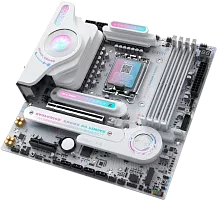 Материнская плата MAXSUN MS-iCraft 860M CROSS, LGA1851, B860, 4*DDR5, 4*SATA3, 2*M.2, USB 3.2, USB 2.0, Type-C, 1*PCIEx16, 1*PCIex4, HDMI+DP, mATX