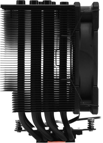 ID-COOLING SE-226-XT BLACK LGA1700/ 1200/ 115X/ AM4 (8шт/ кор, TDP 250W, PWM, 6 тепл.трубкок + медная база, FAN 120mm, черный) RET фото 4