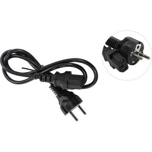 Exegate ES280992RUS Кабель питания ExeGate Special PC-1S (Евровилка Schuko-]С13) 3*0.5mm2, CCA, черный, 1.0м.