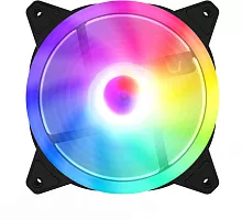 Вентилятор для корпуса GMNG GG-CF120FRGB2-PWMBK RGB 120х120x25 черный 4-pin 26дБ Ret