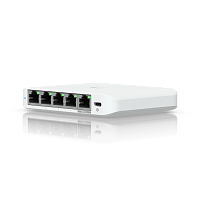 Коммутатор Ubiquiti UniFi Switch Flex Mini 2.5G Compact, 5-port 2.5G switch that can be powered with PoE or a USB-C adapter. (USW-FLEX-2.5G-5)