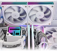 Система водяного охлаждения Thermalright Frozen Infinity 240 ARGB Soc-AM5/ AM4/ 1200/ 1700/ 1851 белый 4-pin 28.2dB Al Ret (F-INFINITY-240-WH)