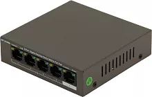 IP-COM G1105P-4-63W Коммутатор неуправляемый PoE, 5 портов, 5x1 Гбит/ с, PoE 4х58 Вт, настольный