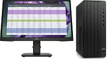 ПК HP 290 G9 MT i5 12500 (3) 16Gb SSD512Gb UHDG 770/DVDRW FreeDOS GbitEth 180W kb мышь клавиатура черный монитор в комплекте P22 (6D474EA/16GB)