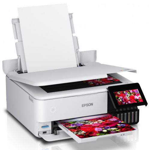 МФУ струйный Epson L8160 (A4 Duplex Net WiFi USB RJ-45 черно-белый) (C11CJ20404) фото 2