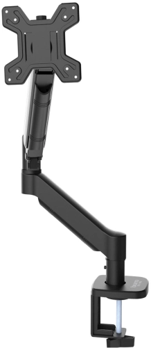 Кронштейн для мониторов ЖК Buro BU-M11 черный 17-32 макс.10кг крепление к столешнице поворот и наклон