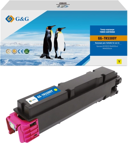 Картридж лазерный G&G GG-TK5380Y TK-5380Y желтый (10000стр.) для Kyocera ECOSYS PA4000cx/ MA4000cifx
