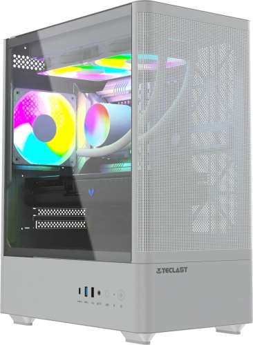 ПК Teclast G03 i5 14600KF (3.5) 32Gb SSD1Tb RTX5060TI 16Gb Windows 11 Pro GbitEth WiFi BT 650W белый (G03 14600KF32G1T5060T16WKRU)