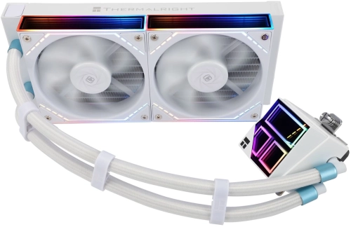 Система водяного охлаждения Thermalright Frozen Infinity 240 ARGB Soc-AM5/ AM4/ 1200/ 1700/ 1851 белый 4-pin 28.2dB Al Ret (F-INFINITY-240-WH) фото 4