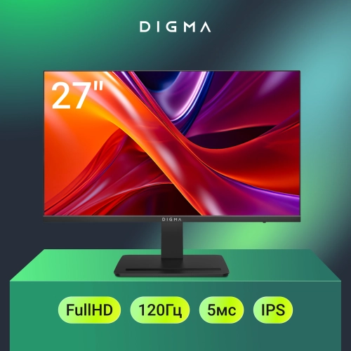 Монитор Digma 27 Progress 27P403F черный IPS LED 5ms 16:9 HDMI M/M матовая 250cd 178гр/178гр 1920x1080 120Hz DP FHD 4.1кг фото 7
