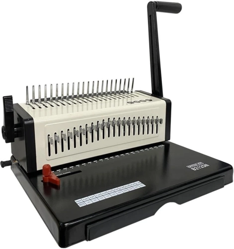 Переплетчик Office Kit B2125N A4/ перф.23л.сшив/ макс.500л./ пластик.пруж. (4.5-51мм)
