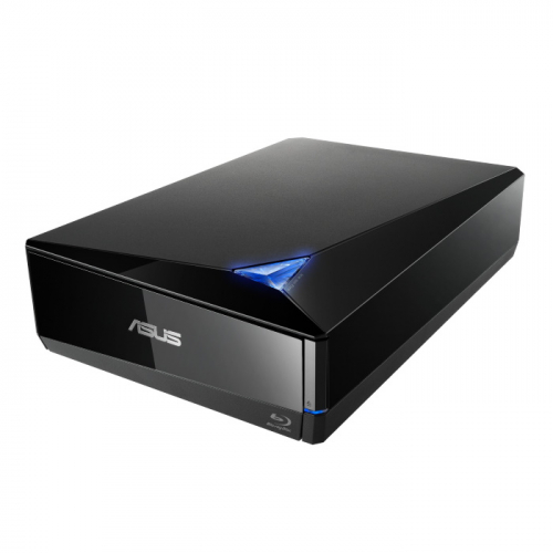 Привод Blu-Ray RE Asus BW-16D1H-U PRO/BLK/G/AS, внешний, USB 3.0, черный, RTL
