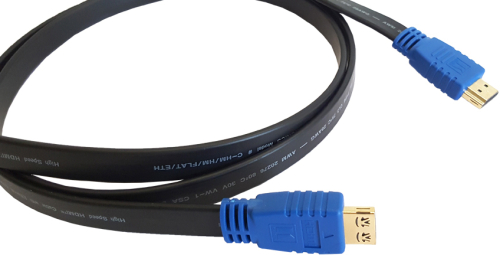 Кабель HDMI-HDMI (Вилка - Вилка), 22,9 м c поддержкой Ethernet и обратного аудиоканала (HEAC)/ Flat High–Speed HDMI Cable with Ethernet 22.9 m (C-HM/ HM/ FLAT/ ETH-75) (C-HM/HM/FLAT/ETH-75)