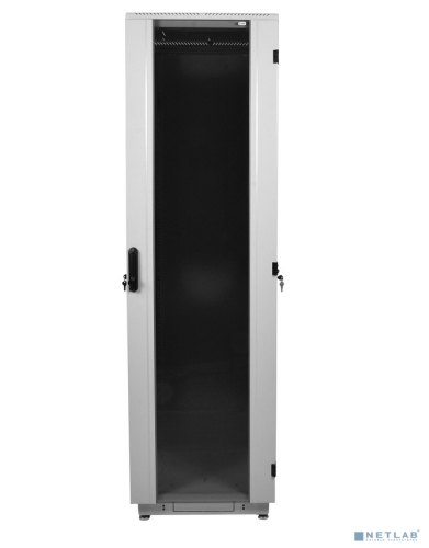Шкаф телекоммуникационный напольный 33U (600x1000) дверь стекло (3 места) (ШТК-М-33.6.10-1ААА)
