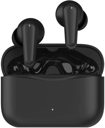 Гарнитура внутриканальные Hyundai Select H-EP203 черный беспроводные bluetooth в ушной раковине (HEP203B) фото 6