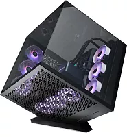 Корпус Azza CUBE PLUS черный без БП ATX 6x120mm 2xUSB3.0 1xUSB3.1 audio bott PSU (CSAZ-1002 CUBE+)