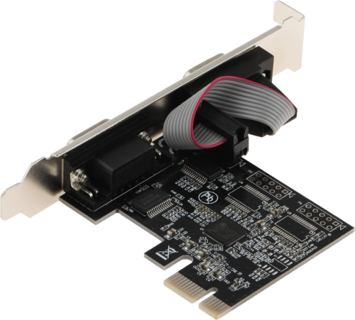 Контроллер PCI-E AX99100 2xCOM Bulk (ASIA PCIE 2S)