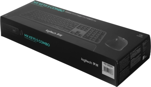 Клавиатура + мышь Logitech MX Keys S Combo клав:графитовый/черный мышь:графитовый USB беспроводная Bluetooth/Радио LED (920-011619) фото 28
