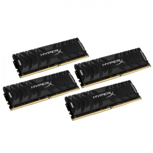 Модуль памяти Kingston 64GB DDR4 PC25600 (Kit of 4) 3200MHz CL16 288-Pin XMP 1.35V (HX432C16PB3K4/64)