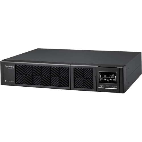 Systeme Electriс Smart-Save Online SRV, 2000VA/ 1800W, On-Line, Rack 2U(Tower convertible), LCD, Out: 6xC13, SNMP Intelligent Slot, USB, RS-232 (SRVSE2KRTI)