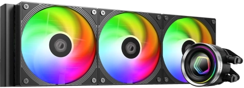 Система водяного охлаждения ID-Cooling FX360 Inf ARGB Soc-AM5/ AM4/ 1151/ 1200/ 2066/ 1700 черный 4-pin 27.2dB Al+Cu 350W Ret