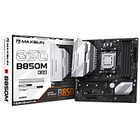 Материнская плата Maxsun MS-Terminator B850M WIFI B850, AM5, 4*DDR5, 1*PCIEx16, 1*PCIEx4, 1*PCIEx1, 2*M.2, 2*TypeC, 6*USB3.2Gen1, 6*USB2.0, 4*SATA3.0, 2.5G, DP, HDMI, M-ATX, RTL (6940709661741)