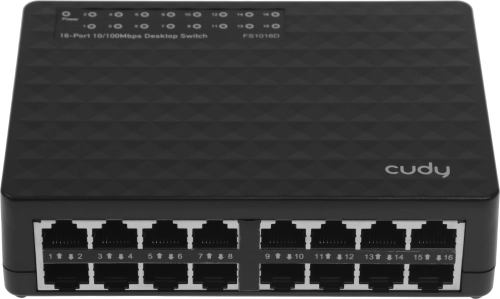 Коммутатор Cudy FS1016D (L2) 16x100Мбит/с неуправляемый фото 2