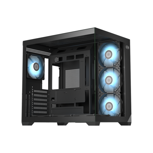 Корпус без блока питания/ Case PCCooler C3T700 ARGB BK, Midi-Tower, TG, 4x120mm ARGB, 1xUSB-A 3.0 + 1xUSB-A 2.0 + 1xUSB-C, ATX, mATX, mITX Black