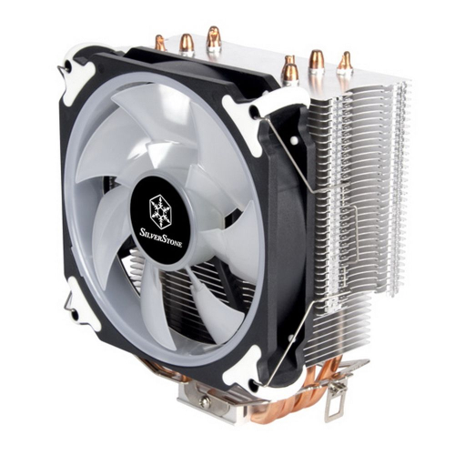 Вентилятор Silverstone SST-AR12-RGB Argon CPU Cooler 4 Direct Contact Heatpipe, 120mm PWM RGB Fan, RTL {15} (G530AR12RGB0020) фото 2
