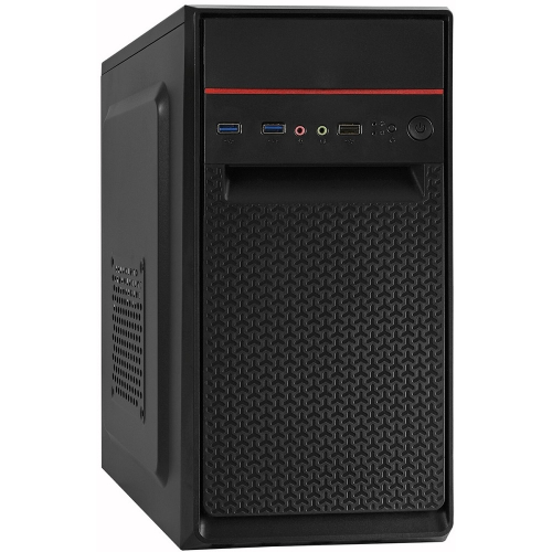 Exegate EX283060RUS Корпус Minitower ExeGate BAA-107U Black, mATX, , 1*USB+2*USB3.0, Audio