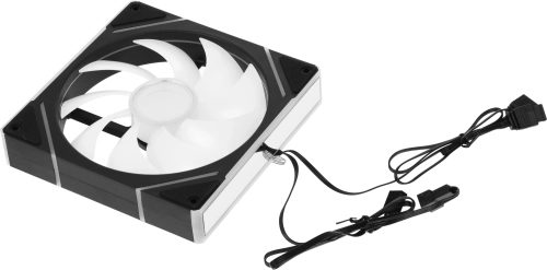 Вентилятор для корпуса Accord ACC-YF14 ARGB 140х140x25 черный 4-pin 16дБ (ACC-YF14 ARGB BLACK) brown box фото 6