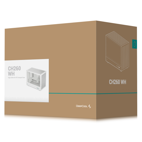 Корпус для ПК Deepcool CH260 WH (R-CH260-WHNGM0-G-1) фото 11