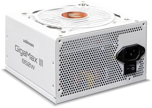 Блок питания Zalman ZM850-GV3 WH, 850W, ATX12V v3.0, Gen 5.0, APFC, 12cm Fan, 80+ Bronze, Retail