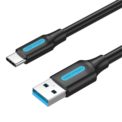 Vention USB 3.0 A Male to C Male Cable 2M Black PVC Type (COZBH)