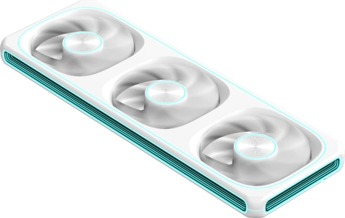 Вентилятор для корпуса Formula V Line AIR FUSION 3 WH REVERSE, 360x120x28mm, ARBG 3pin + PWM 4pin, 500-1800 RPM, 37.83 DBA MAX, HYDRO BEARING фото 6