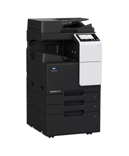 МФУ Konica Minolta bizhub C257i + ADF + тумба + набор тонеров (А3, цветное, 25 ppm, 6GB, SSD 256GB, Duplex, USB 2.0, Gigabit Ethernet, лотки 2х500л, без крышки, без тонера), о? (996920ACVD021_013-3) фото 3