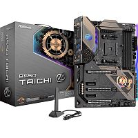 Материнская плата ASRock B550 TAICHI, Socket AM4, AMD B550, 4xDDR4-3200, HDMI+DP, 3xPCI-Ex16, 2xPCI-Ex1, 8xSATA3(RAID 0/ 1/ 10), 2xM.2, 8 Ch Audio, 1x2,5GLan, WiFi, (2+4)xUSB2.0, (5+4)xUSB3.2, (1+1)xUSB3.2 Type-C™, ATX, RTL, {5} (931642)