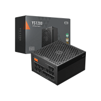 Блок питания ПК/ PCCooler, 1200W 80+ Gold (ATX, 3.1, , Full modular, 1x24(20+4)pin 610mm, 2xCPU 8(4+4)pin 700mm, 2xPCIe*2 8(6+2)pin 750mm, 1x12V(2x6) 12+4pin 500mm, 2xSATA*3+MOLEX4pin*1 450+120+120+150mm , Active, 135x135mm (P5-YS1200-G1F)